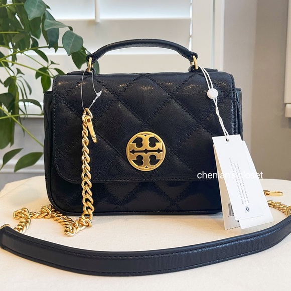🎄🎀NeW! Tory Burch Willa Mini Top Handle Bag - Picture 3 of 12